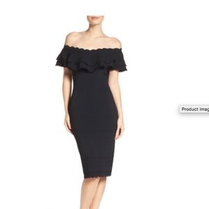 Eliza J off the Shoulder Sheath Dress